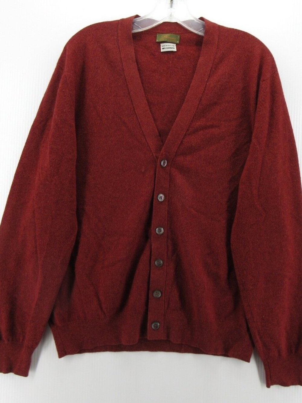 Phineas Cole Paul Stuart Sweater Medium Cashmere Cardigan Scotland VGT